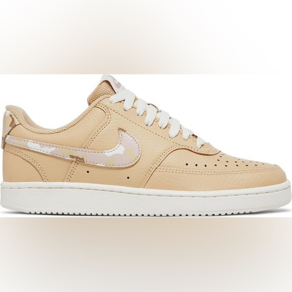 New Nike Court Vision Low Sneaker with Camo - Picture 2 of 11